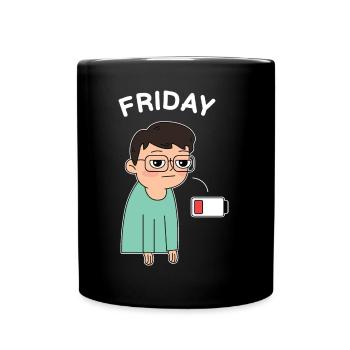 Fil-Am Friday Design pour les fiers Pinoys - Mug uni - noir - Devant