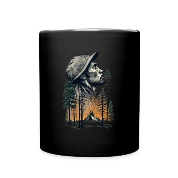 Nature is calling - Full Colour Mug - black - Front