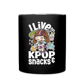 Fun Korean Design - A Must-Have for K-Pop - Full Colour Mug - black - Front