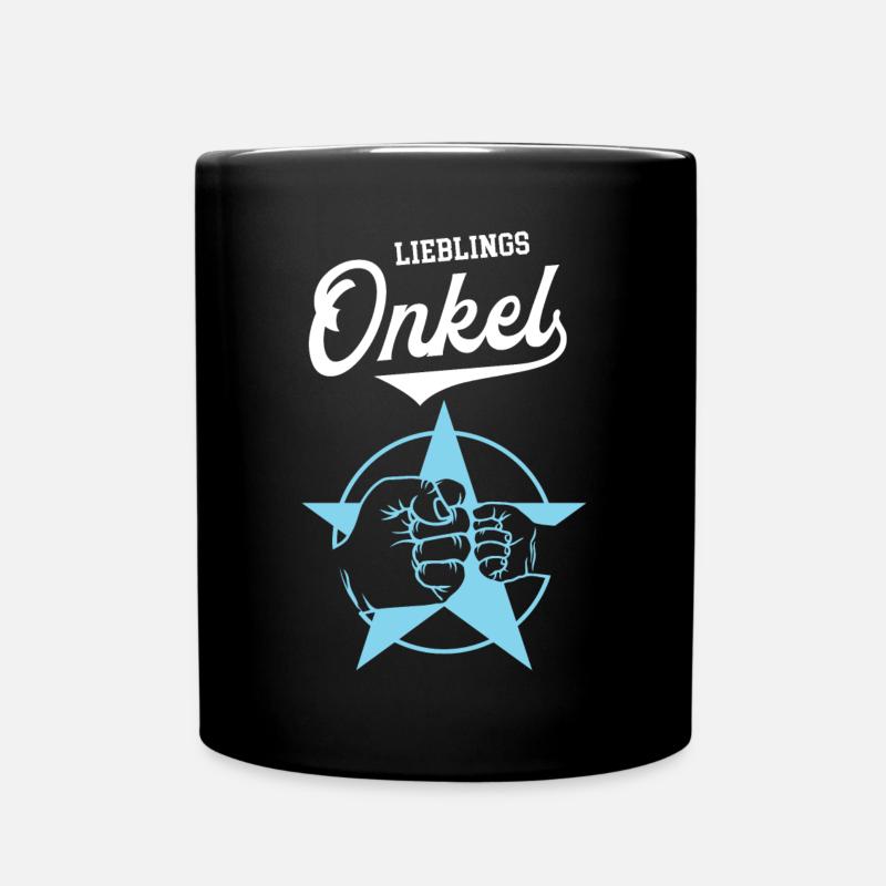 Lieblings Onkel Onkels Best Uncle Lieblingsonkel - Tasse einfarbig - Schwarz