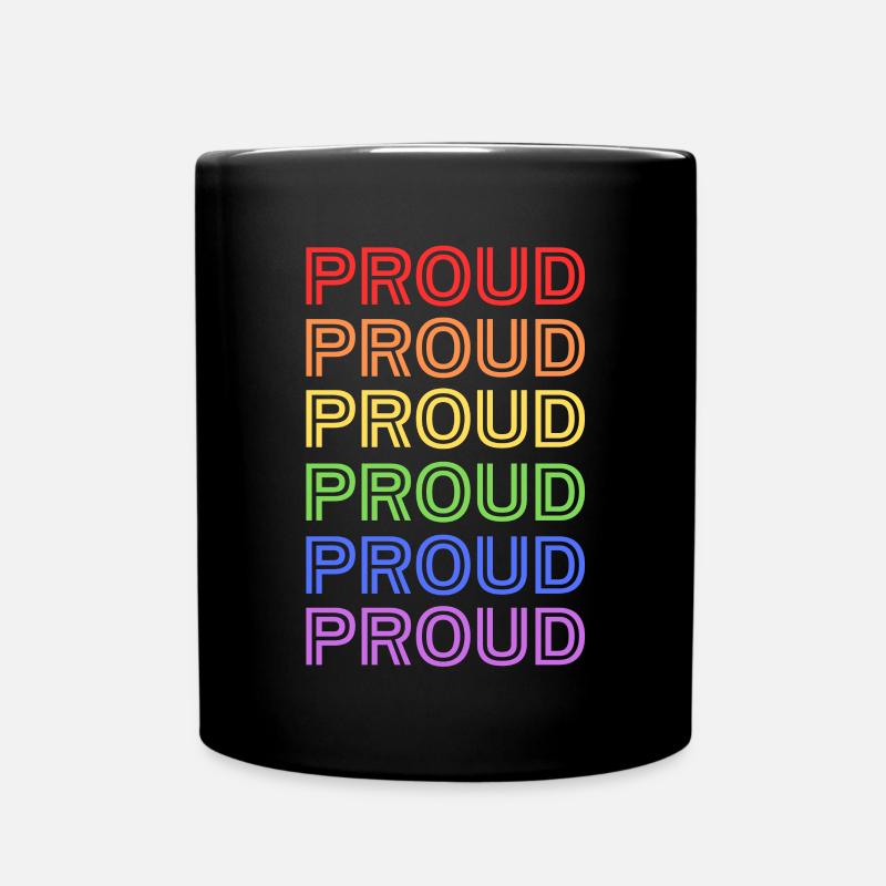 Proud - Mug uni - noir