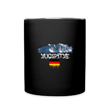 Zugspitze,montagne,montagne,Allemagne,domaine skiable,domaine skiable - Mug uni - noir - Devant