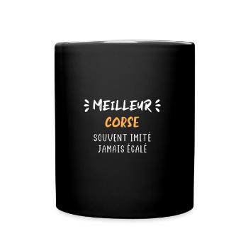 Meilleur corse - Mug uni - noir - Devant
