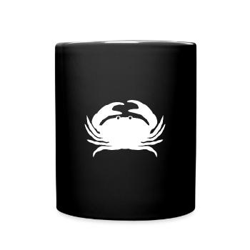 signe astrologique cancer crabe - Mug uni - noir - Devant