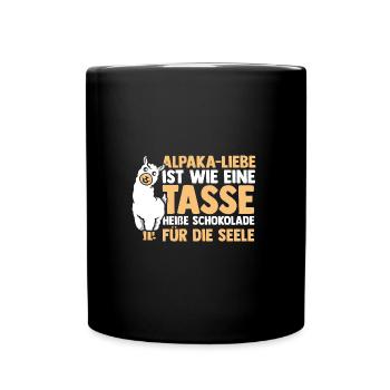 Alpaga - Mug uni - noir - Devant