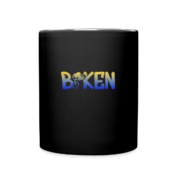 biken - Tasse einfarbig - Schwarz - Vorne