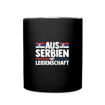 Serbian Serbian Serbia - Full Colour Mug - black - Front