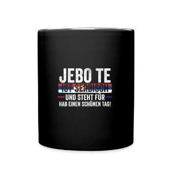 Serbian Serbian Serbia - Full Colour Mug - black - Front