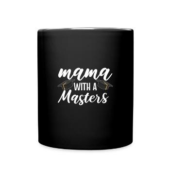 Cérémonie de remise des diplômes de maîtrise Mère Maman - Mug uni - noir - Devant