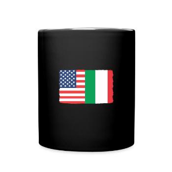 Italy Italia Italian Italian Flag - Full Colour Mug - black - Front