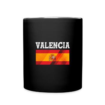 Spanish Valencia - Full Colour Mug - black - Front