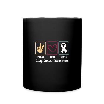 Poumon survivant du cancer du poumon - Mug uni - noir - Devant