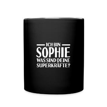 First name Sophie - Full Colour Mug - black - Front