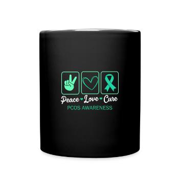 Sensibilisation au SOPK - Mug uni - noir - Devant