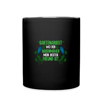 Gardener Hobby Gardener Garden - Full Colour Mug - black - Front