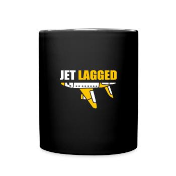 Pilot Airplane - Full Colour Mug - black - Front