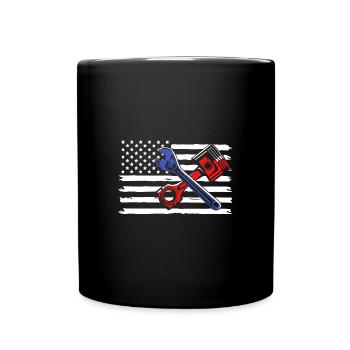Automobiliste - Mug uni - noir - Devant
