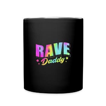 Rave Raver Musique techno Techno basse Table de mixage - Mug uni - noir - Devant