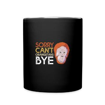 Orang Utan - Full Colour Mug - black - Front