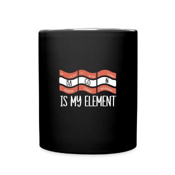 Periodic table - Full Colour Mug - black - Front