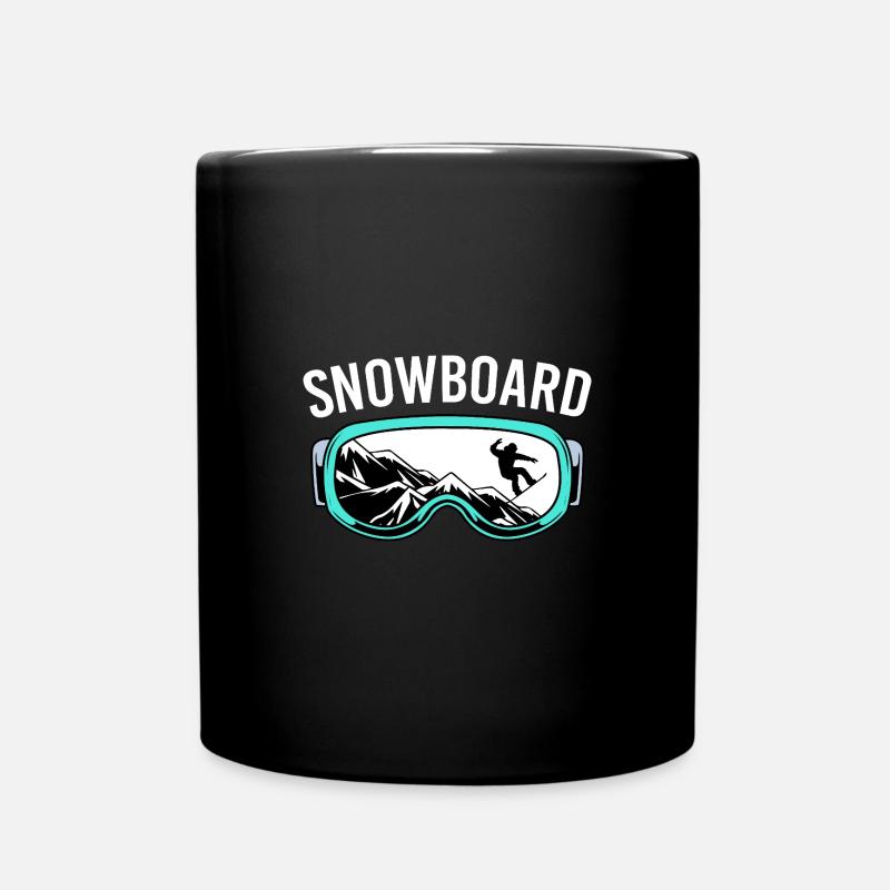 Snowboard Snowboarding Snowboardurlaub Snowboarder - Tasse einfarbig - Schwarz