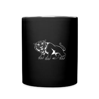 Tigre à dents de sabre - Mug uni - noir - Devant