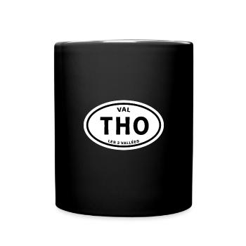 Val Thorens - Tasse einfarbig - Schwarz - Vorne