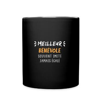 Meilleur benevole - Mug uni - noir - Devant
