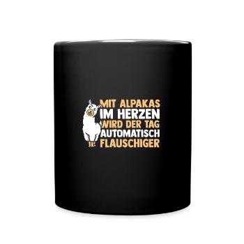 Alpaga - Mug uni - noir - Devant