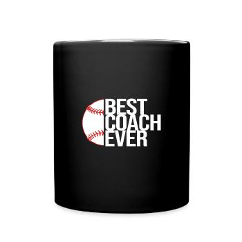 Baseball Coach - Full Colour Mug - black - Front