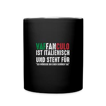 Italy Italian Vaffanculo - Full Colour Mug - black - Front