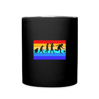 Bowling Bowler Bowling Skittles Bowling Ball - Full Colour Mug - black - Front