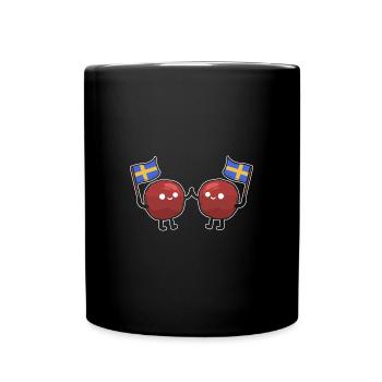 Suède Boulettes de viande suédoises - Mug uni - noir - Devant