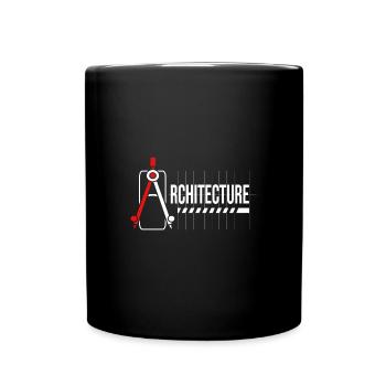 Architecte Architecture - Mug uni - noir - Devant