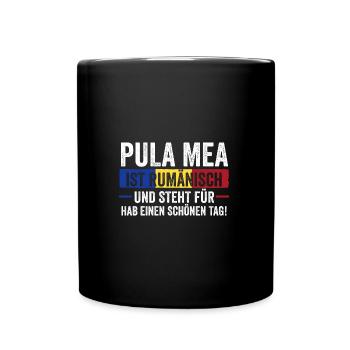 Romanian Romania Romania - Full Colour Mug - black - Front