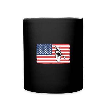 Kayak Kayak - Mug uni - noir - Devant