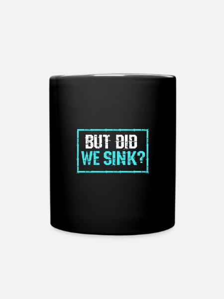 Pontoon Boat Boat Boats - Full Colour Mug - black