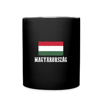 Magyaren Ungarn - Tasse einfarbig - Schwarz - Vorne