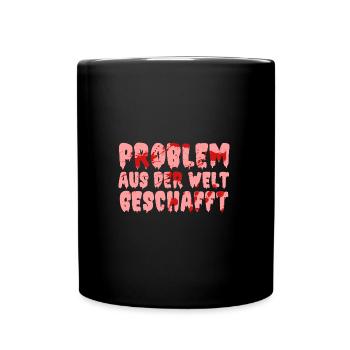 Costume d’Halloween Taché de Sang - Mug uni - noir - Devant