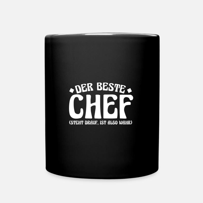 Teamleiter Chef Abschied - Tasse einfarbig - Schwarz