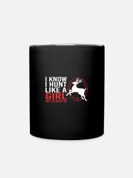 Jäger Jagen - Tasse einfarbig - Schwarz