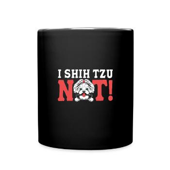 Shih Tzu - Full Colour Mug - black - Front