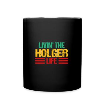 Holger - Mug uni - noir - Devant