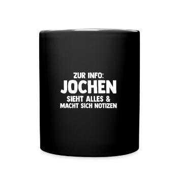 Jochen - Full Colour Mug - black - Front