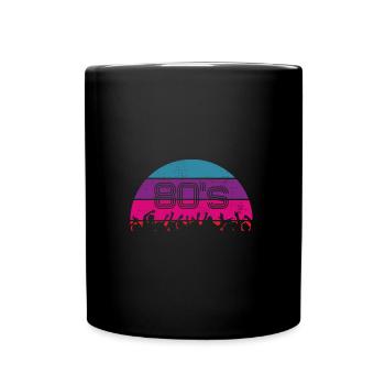 80s party | Live | Vintage | Retro | 80s - Full Colour Mug - black - Front