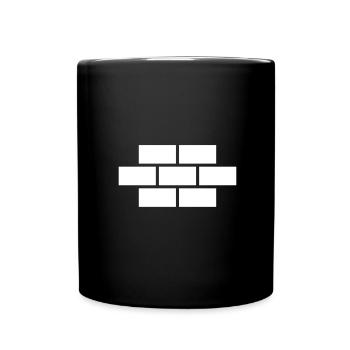Logo Maurer - Mug uni - noir - Devant