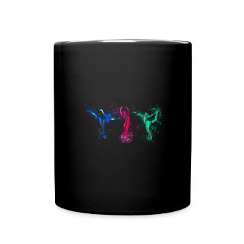 Patinage sur glace,Patinage artistique,Patineur artistique,Graffiti - Mug uni - noir - Devant