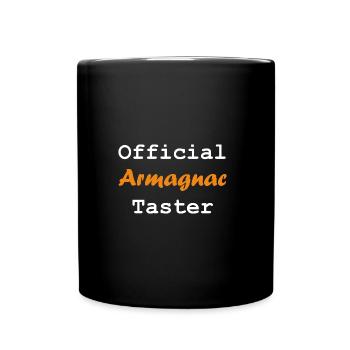 Offizieller Armagnac-Verkoster - Tasse einfarbig - Schwarz - Vorne