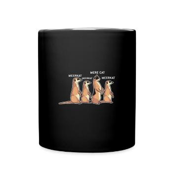 Suricate - Mug uni - noir - Devant
