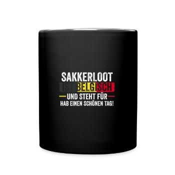 Belgian Belgian Belgium - Full Colour Mug - black - Front